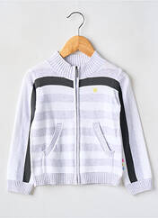 Gilet manches longues gris BERLINGOT pour garçon seconde vue