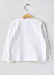 Veste casual blanc BFD CREATION pour fille seconde vue