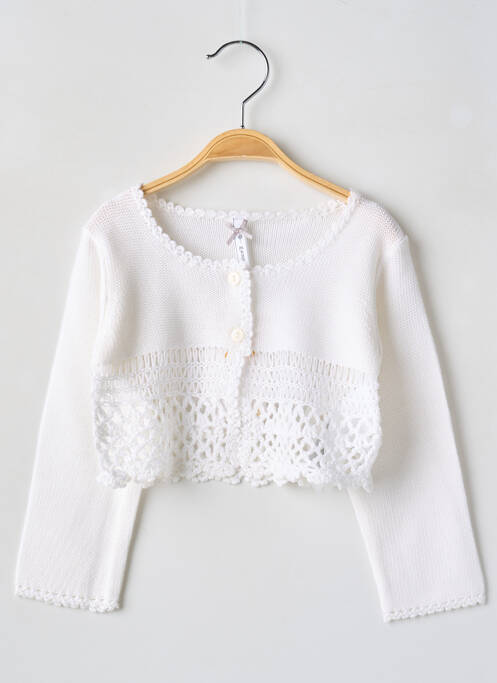 Gilet manches longues beige MAYORAL pour fille