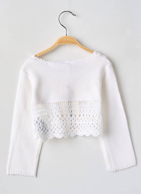 Gilet manches longues beige MAYORAL pour fille