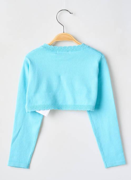 Gilet manches longues bleu MAYORAL pour fille