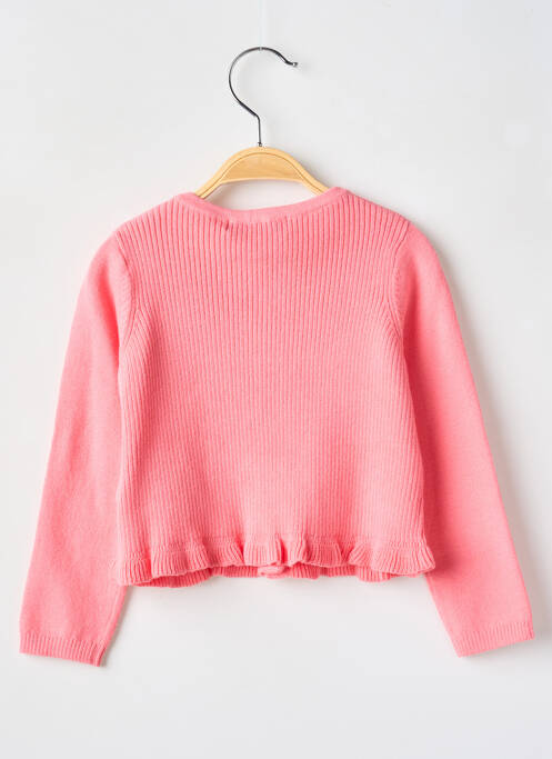 Gilet manches longues rose MAYORAL pour fille