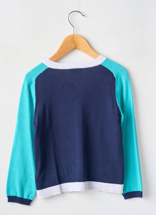 Gilet manches longues bleu BERLINGOT pour garçon