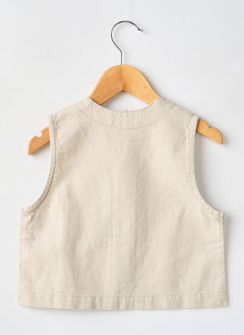Gilet sans manche beige BERLINGOT garçon