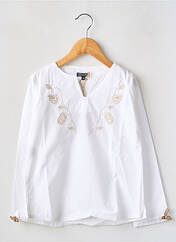 Blouse blanc CKS pour fille seconde vue