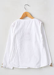 Blouse blanc CKS pour fille seconde vue