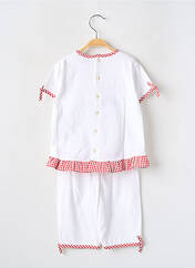Ensemble pantalon blanc COUDEMAIL pour fille seconde vue