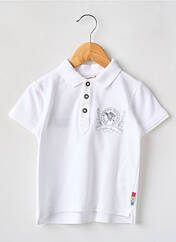 Polo blanc BERLINGOT pour garçon seconde vue