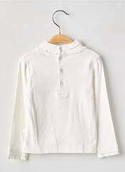 T-shirt beige LAPIN BLEU pour fille seconde vue