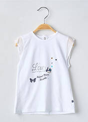 T-shirt blanc BERLINGOT pour fille seconde vue