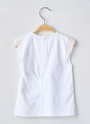 T-shirt blanc BERLINGOT pour fille seconde vue