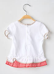 T-shirt blanc COUDEMAIL pour fille seconde vue