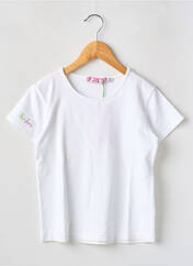 T-shirt blanc POMME FRAMBOISE pour fille seconde vue