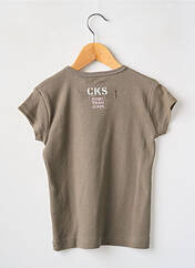T-shirt marron CKS pour fille seconde vue