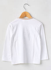 T-shirt blanc ELLE EST OU LA MER pour garçon seconde vue