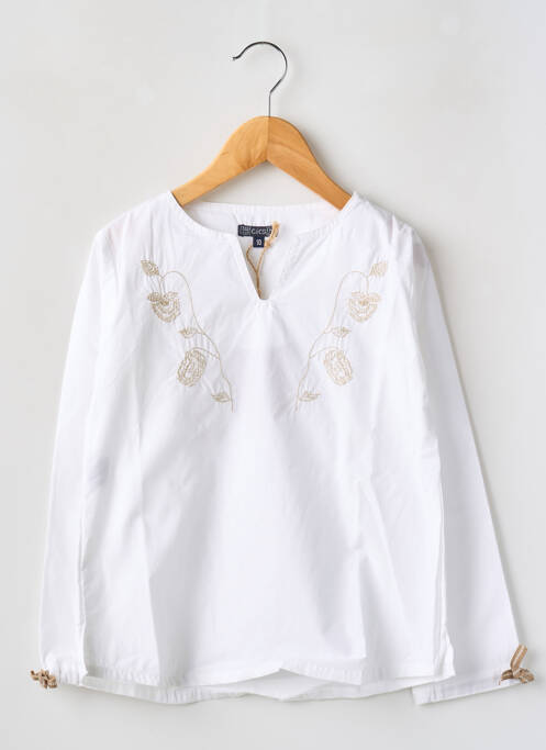 Blouse blanc CKS pour fille