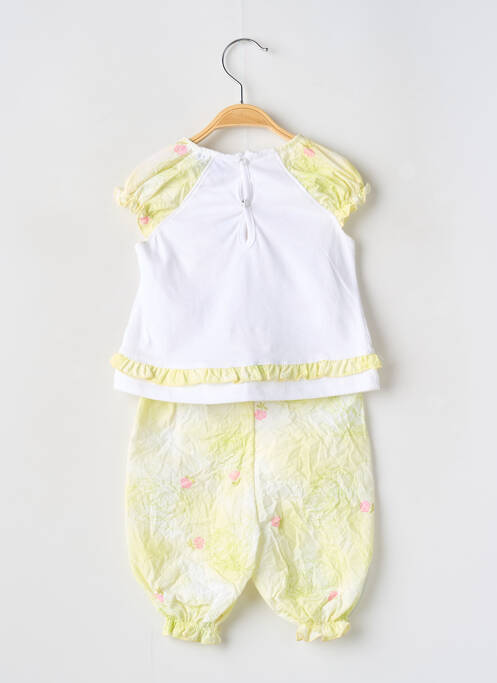 Ensemble pantalon jaune LAPIN BLEU fille