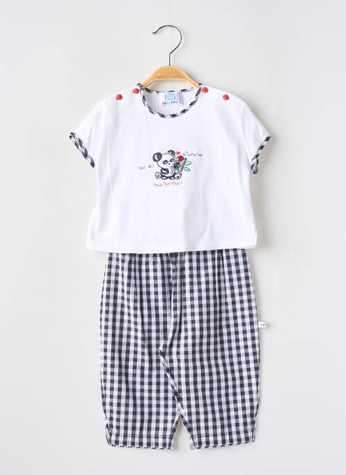 Ensemble pantalon noir LAPIN BLEU pour fille