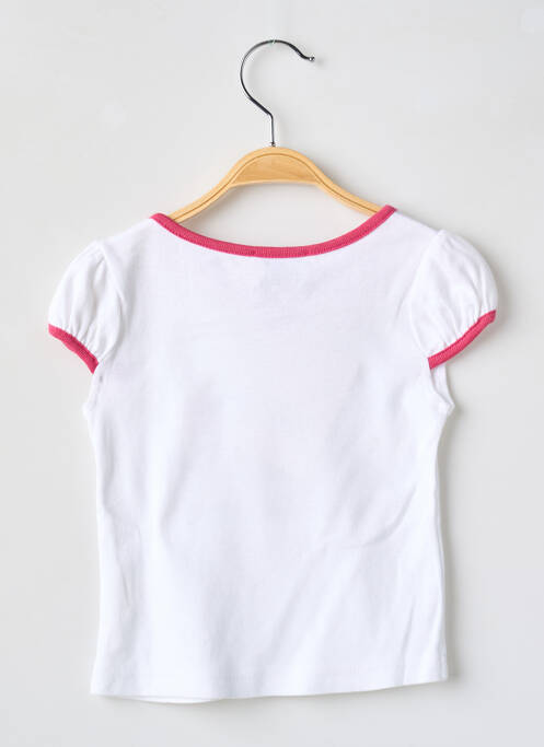 Polo blanc COUDEMAIL pour fille