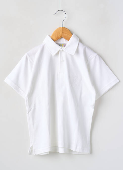 Polo blanc BFD CREATION pour garçon