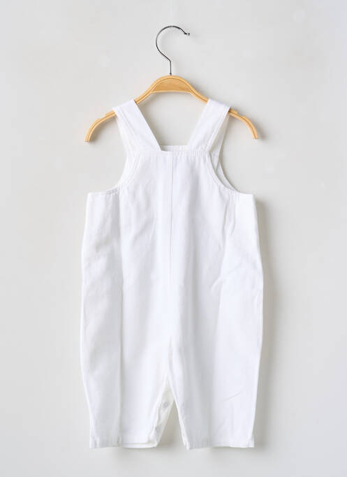 Salopette blanc LAPIN BLEU pour enfant