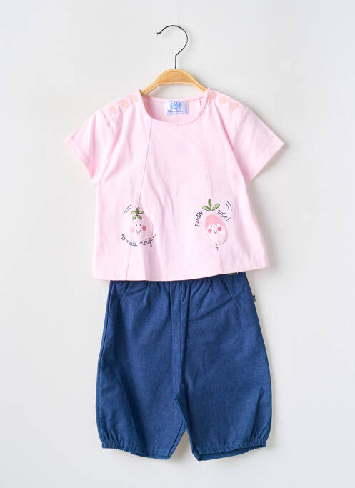Ensemble de sport rose LAPIN BLEU pour fille