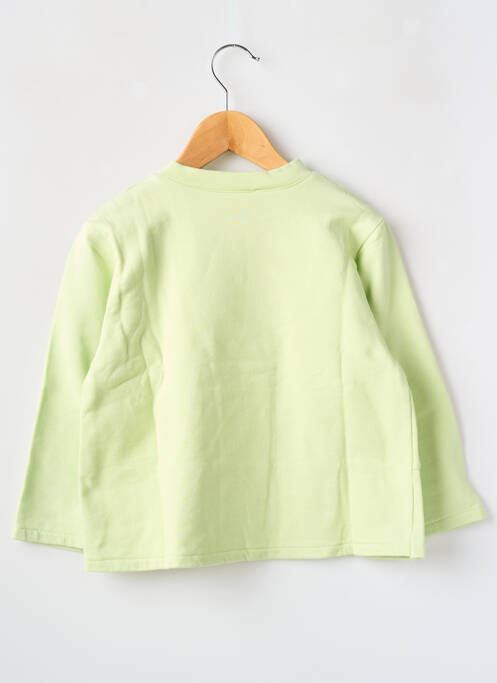 Sweat-shirt vert LAPIN BLEU pour fille