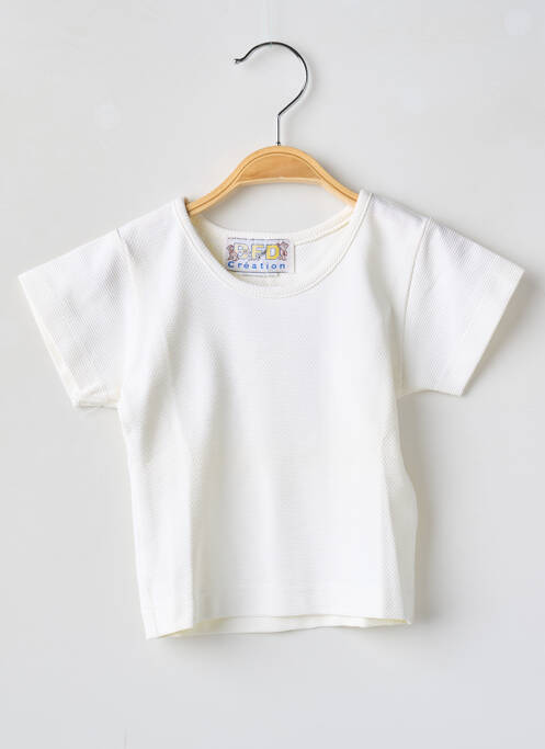 T-shirt beige BFD CREATION pour fille