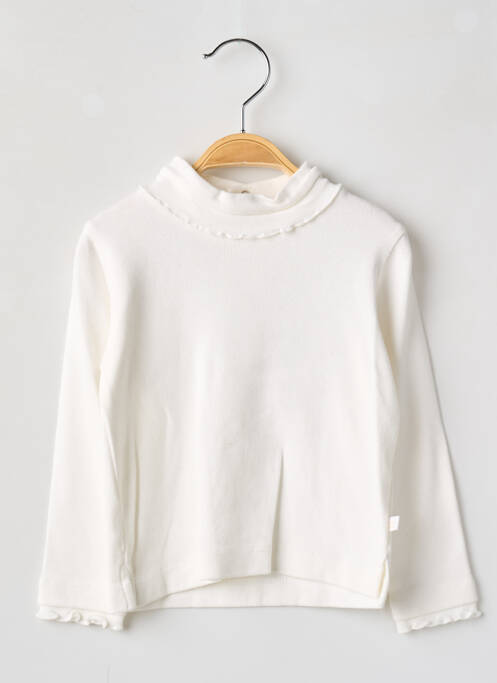 T-shirt beige LAPIN BLEU pour fille