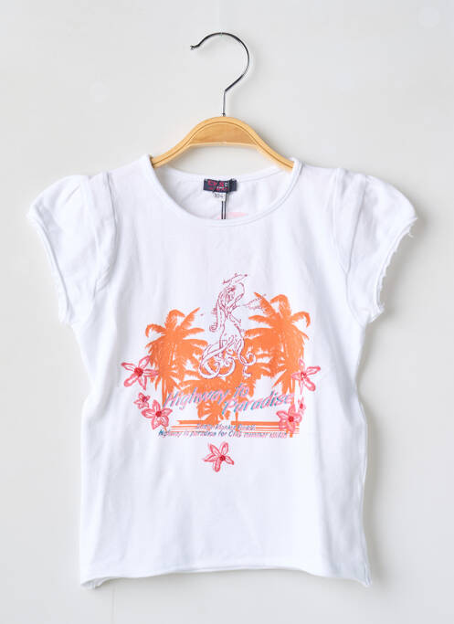 T-shirt blanc CKS pour fille