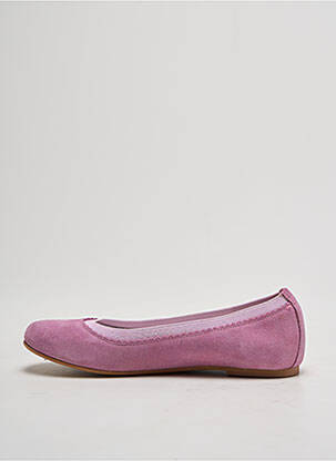 Ballerines chiquet chiquet rose GARVALIN fille