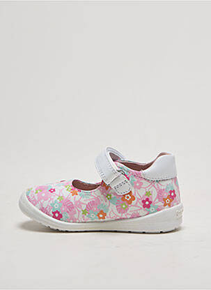 Sandales/nu pieds bout rond bout rond blanc GARVALIN fille