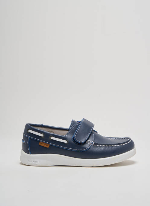 Chaussures bâteau bleu GARVALIN pour garçon