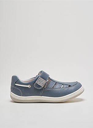 Sandales/nu pieds semelle amovible bout rond bleu GARVALIN garcon