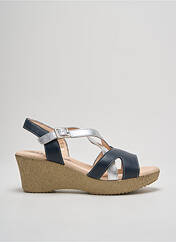 Sandales/Nu pieds bleu BAERCHI pour femme seconde vue