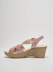 Sandales/Nu pieds rose BAERCHI pour femme seconde vue