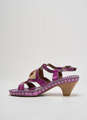 Sandales/Nu pieds violet LAURA VITA pour femme seconde vue