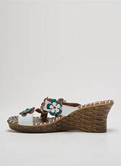 Tongs blanc LAURA VITA pour femme seconde vue