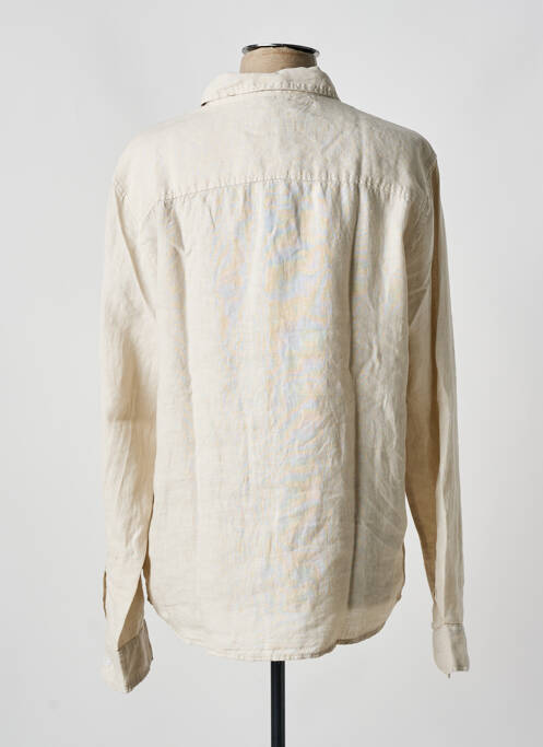 Chemise manches longues beige STREET ONE pour homme