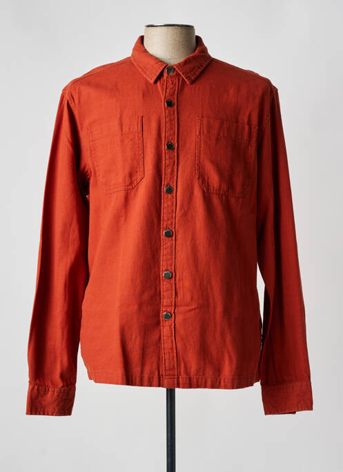 Chemise manches longues orange RMS 26 pour homme