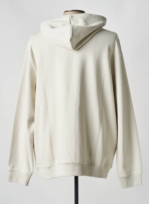 Sweat-shirt à capuche beige STREET ONE pour homme