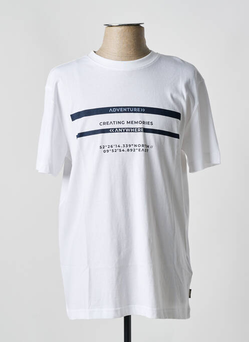 T-shirt blanc STREET ONE pour homme