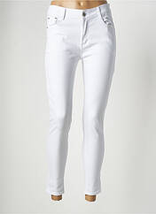 Jeans skinny blanc BS JEANS pour femme seconde vue
