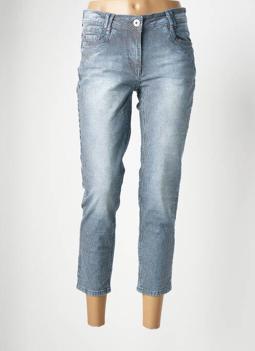 Jeans coupe slim stretch taille normale bleu CECIL femme