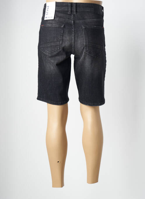 Bermuda noir STREET ONE pour homme