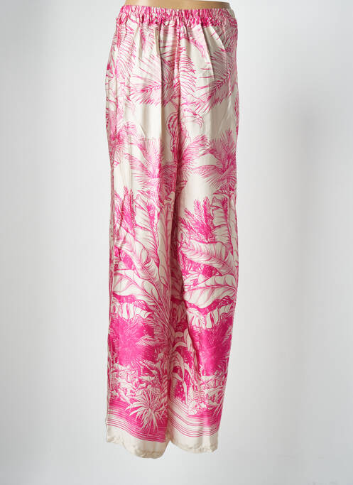 Pantalon large rose C'MELODIE pour femme