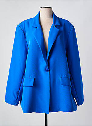 Blazer fausses poches bleu NEW COLLECTION femme