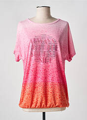 T-shirt rose CECIL pour femme seconde vue