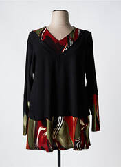 Tunique manches longues noir 2W PARIS pour femme seconde vue