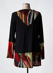 Tunique manches longues noir 2W PARIS pour femme seconde vue
